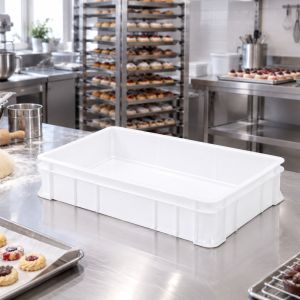 Tελάρo στιβαζομενο 60x40x13,5cm για ζύμη Λευκό