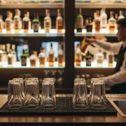 Plastic glass rack 53x34cm black