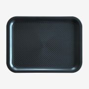 Fast food plastic tray 35x26cm black