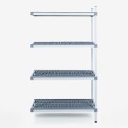 Ράφι αλουμινίου ΓΩΝΙΑ με 4 επιφάνειες 60x30x180cm ALUPLAST