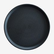 Fast food plastic tray Φ31cm black