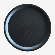 Fast food plastic tray Φ38cm black