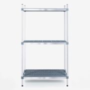 Shelves for refrigerated chambers with 3 shelves 70x40x180cm INOXPLAST
