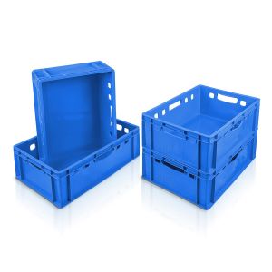 Τελάρο Στοιβαζόμενο για κρέας Μπλε 39lt 60x40x20cm 2129-E2