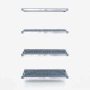 Ράφια ψυκτικών θαλάμων με 4 ραφιέρες NO-LEGS 70x30x180cm INOXPLAST