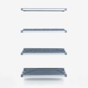 Ράφια ψυκτικών θαλάμων με 4 ραφιέρες NO-LEGS 70x40x180cm ALUPLAST