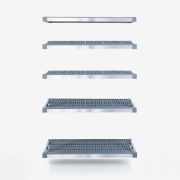 Ράφια ψυκτικών θαλάμων με 5 ραφιέρες NO-LEGS 70x40x180cm INOXPLAST