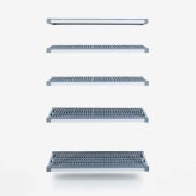 Ράφια ψυκτικών θαλάμων με 5 ραφιέρες NO-LEGS 60x40x180cm ALUPLAST