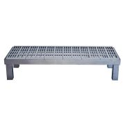 Dunnage heavy duty shelf inox 124×40 cm.